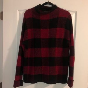Buffalo plaid sweater